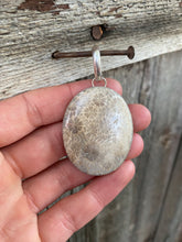 Load image into Gallery viewer, Petrified Coral Pendant P0656