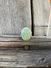 Load image into Gallery viewer, Nautilus Variscite Ring Size 8 3/4 R0326