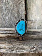 Load image into Gallery viewer, Sleeping Beauty Nugget Top Ring Size 7 R0298
