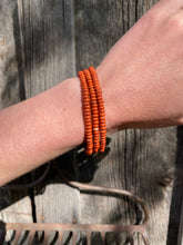 Load image into Gallery viewer, Pipestone Stretchy Bracelet C0490