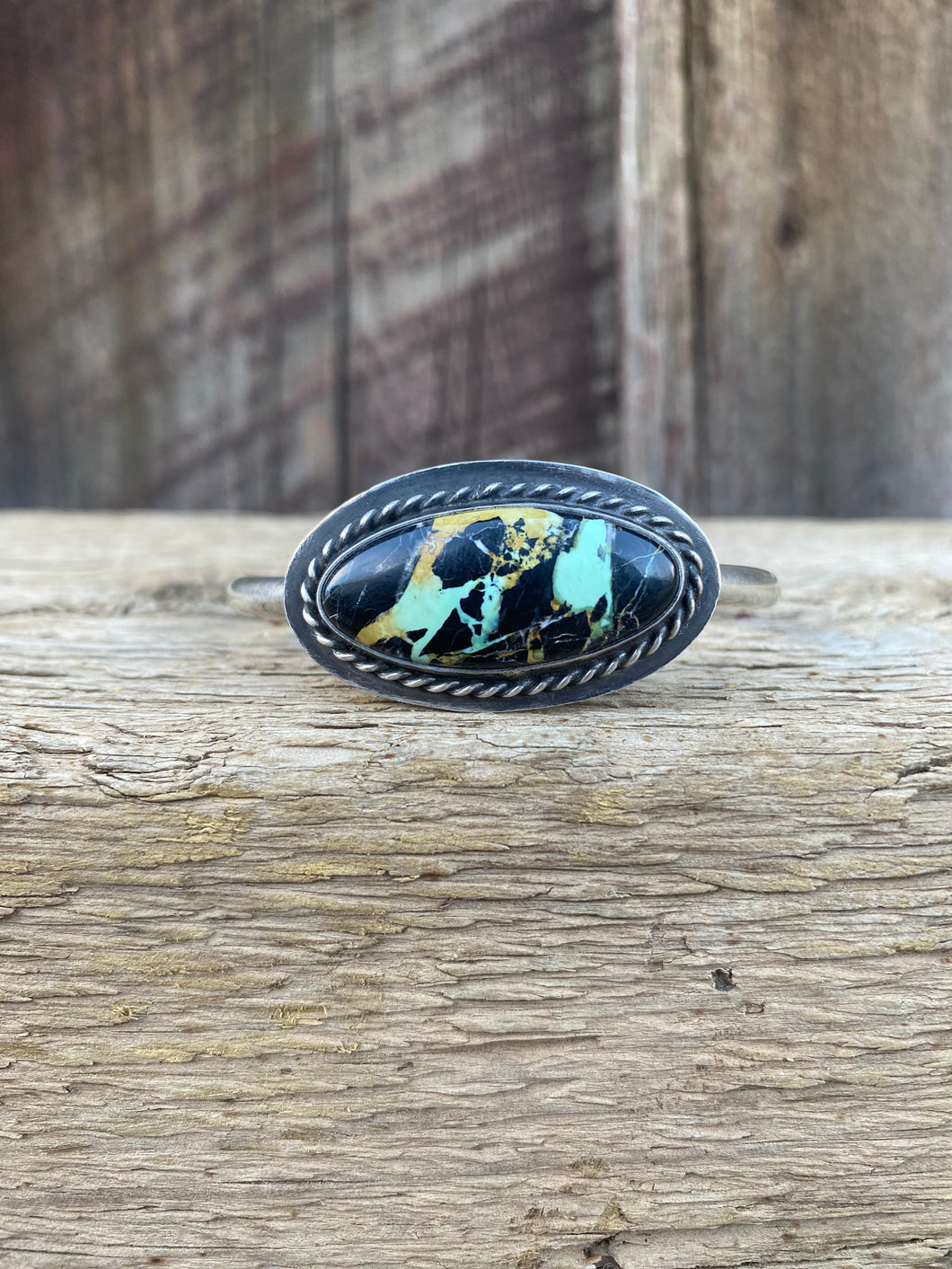 San Pedro Variscite Cuff C0350