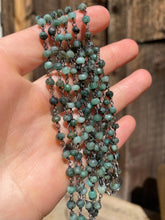 Load image into Gallery viewer, Emerald Chain Necklace N0911