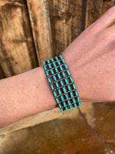 Load image into Gallery viewer, Vintage Turquoise Cuff