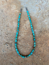 Load image into Gallery viewer, Turquoise Pebble Necklace N0654