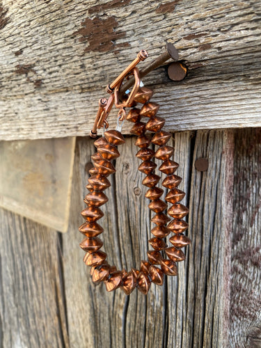 Copper Saucer Bracelet C0236
