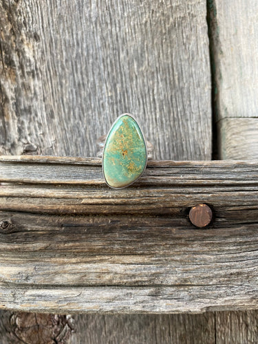 Hachita Turquoise Ring Size 6 R0359