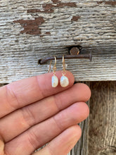 Load image into Gallery viewer, Fresh Water Pearl Dangles (Gold Filled) E0341