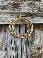 Load image into Gallery viewer, Gold Filled LARGE Hoops E0217