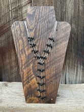 Load image into Gallery viewer, Black Onyx Lariat N0689