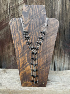 Black Onyx Lariat N0689
