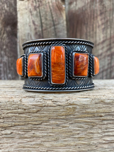 Orange Spiny Oyster Cuff
