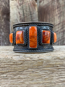 Orange Spiny Oyster Cuff