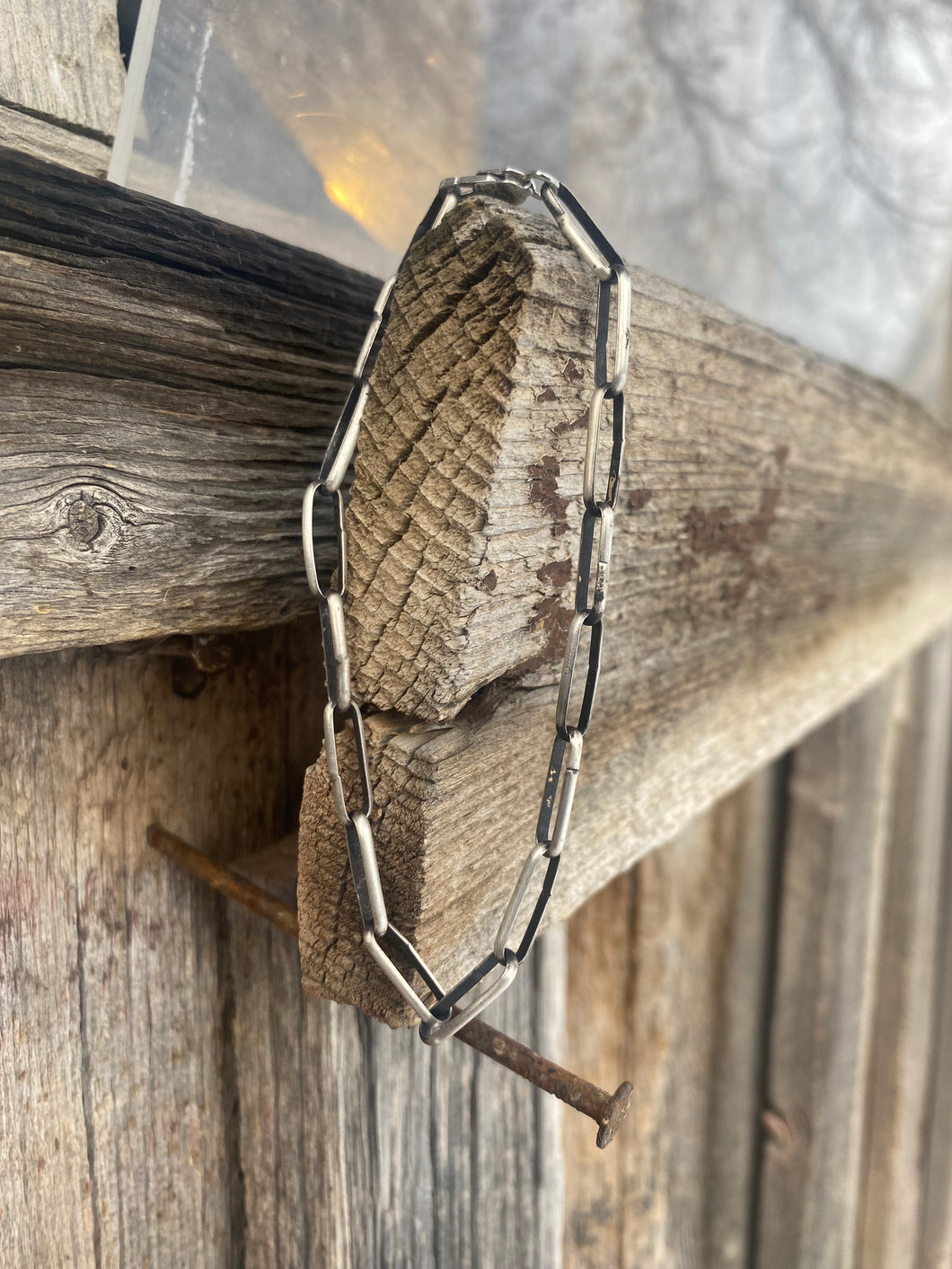 Paperclip Chain Bracelet C0417