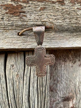 Load image into Gallery viewer, PO669 Stamped Cross Pendant