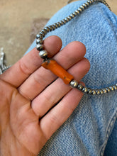 Load image into Gallery viewer, Coral Barrel Necklace N0920