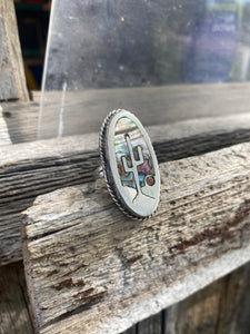 Vintage Cactus Ring 7 R0258