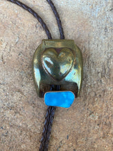 Load image into Gallery viewer, Brass Repurposed Bolo N0888