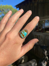 Load image into Gallery viewer, Number 8 Turquoise Ring 8.5 R0424