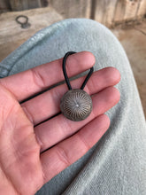 Load image into Gallery viewer, Vintage Button Hair Tie