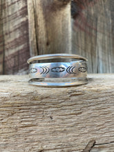 Load image into Gallery viewer, Sterling Silver Stamped Cuff C0367