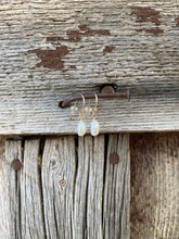 Load image into Gallery viewer, Fresh Water Pearl Dangles (Gold Filled) E0341