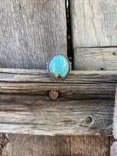 Load image into Gallery viewer, Number 8 Turquoise Ring Size 8.5 R0423