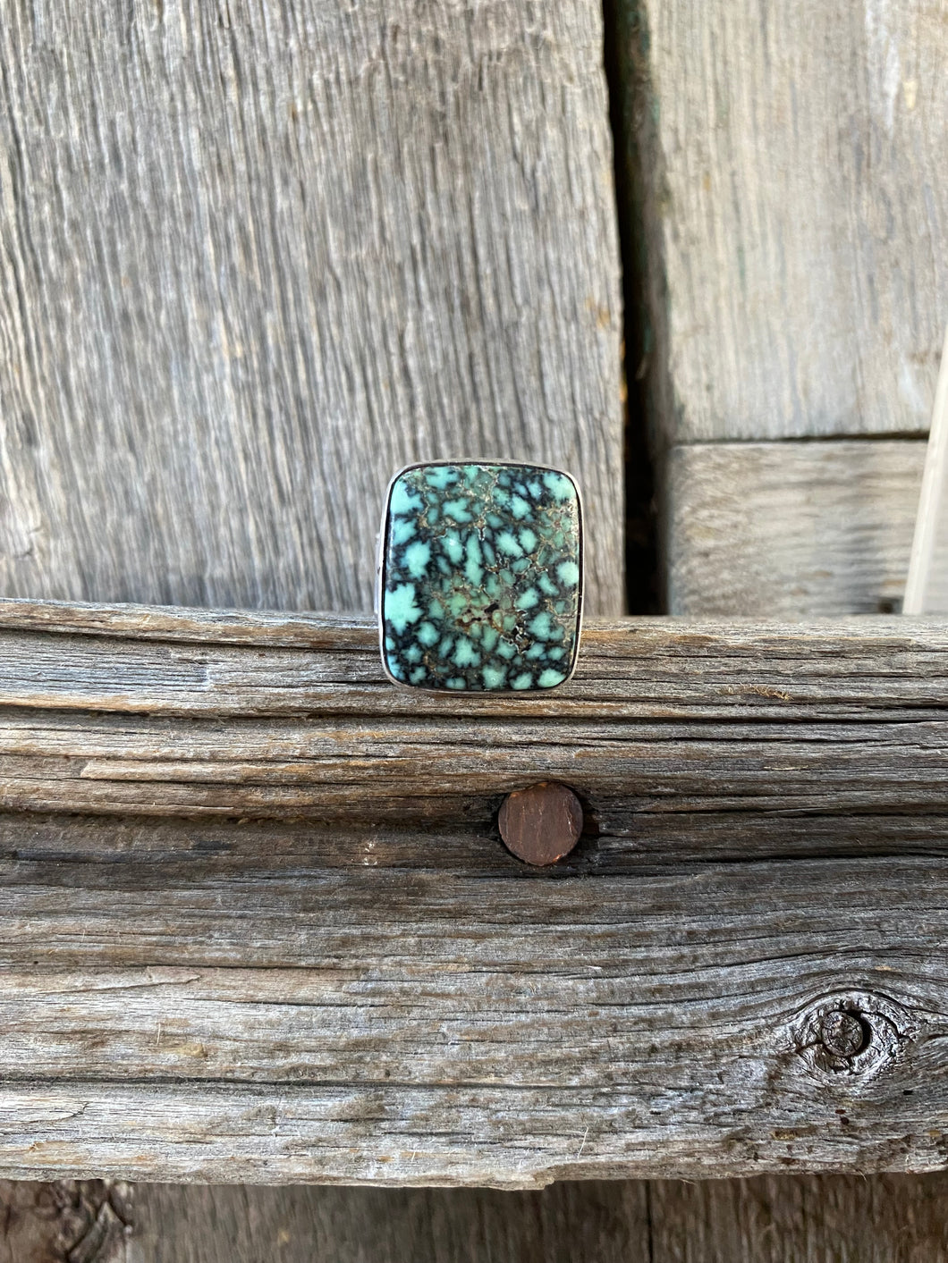 Snowville Variscite Ring Size 7 R0317