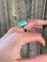 Load image into Gallery viewer, Cripple Creek Turquoise Ring 8.5 R0332