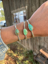 Load image into Gallery viewer, Turquoise Stacker Cuff