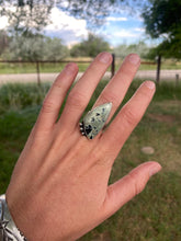 Load image into Gallery viewer, Nautilus Variscite Ring R0288