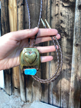 Load image into Gallery viewer, Brass Repurposed Bolo N0888