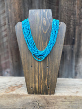 Load image into Gallery viewer, 10 Strand Vintage Turquoise Necklace