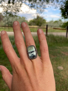 Mystic Sage Variscite Ring R0289