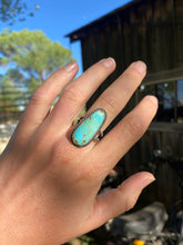 Load image into Gallery viewer, Number 8 Turquoise Ring Size 7