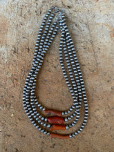 Load image into Gallery viewer, Coral Barrel Necklace N0920