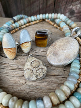 Load image into Gallery viewer, Petrified Coral Pendant P0656