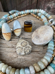Petrified Coral Pendant P0656