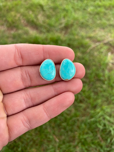 Tyrone Turquoise Earrings E0204