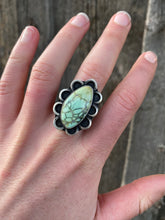 Load image into Gallery viewer, Nautilus Variscite Ring Size 8 R0414