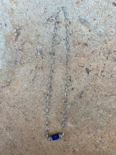 Load image into Gallery viewer, Stainless Steel Lapis Necklace N0854