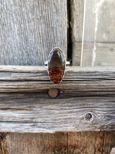 Biggs Jasper Ring Size 6 3/4 R0371