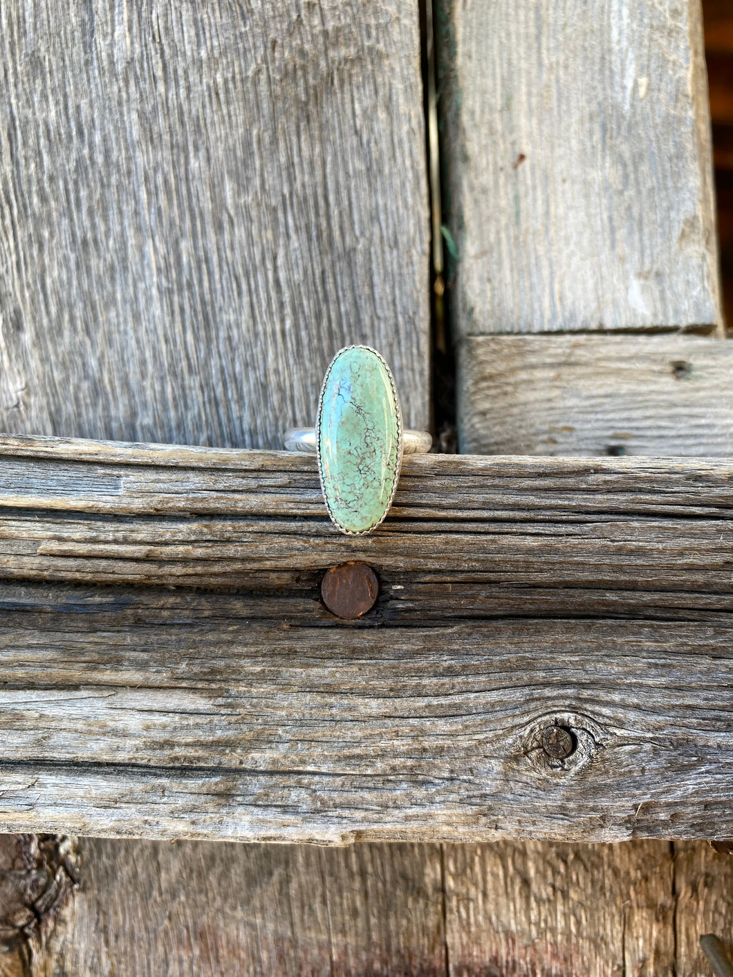 Egyptian Turquoise Ring Size 8 R0248