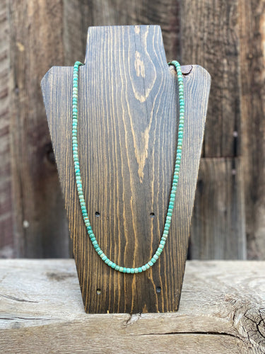 Turquoise Rondelle Necklace N0748