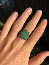 Load image into Gallery viewer, Green Turquoise Ring Size 7 3/4 R0299