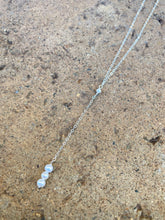 Load image into Gallery viewer, Pearl Lariat Necklace