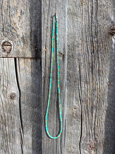Turquoise Rondelle Necklace N0594