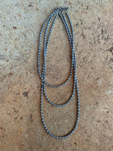 Load image into Gallery viewer, Sterling Silver 3mm Mixed Pearls N0800