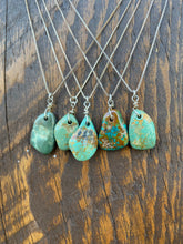 Load image into Gallery viewer, Turquoise Drop Necklace N0705