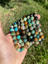 Load image into Gallery viewer, Turquoise Stretchy Bracelet C0398