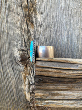 Load image into Gallery viewer, Kingman Turquoise Ring Size 8.5 R0255